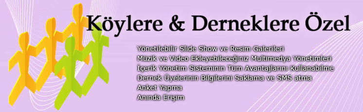 koy dernek web sitesi tasarımı